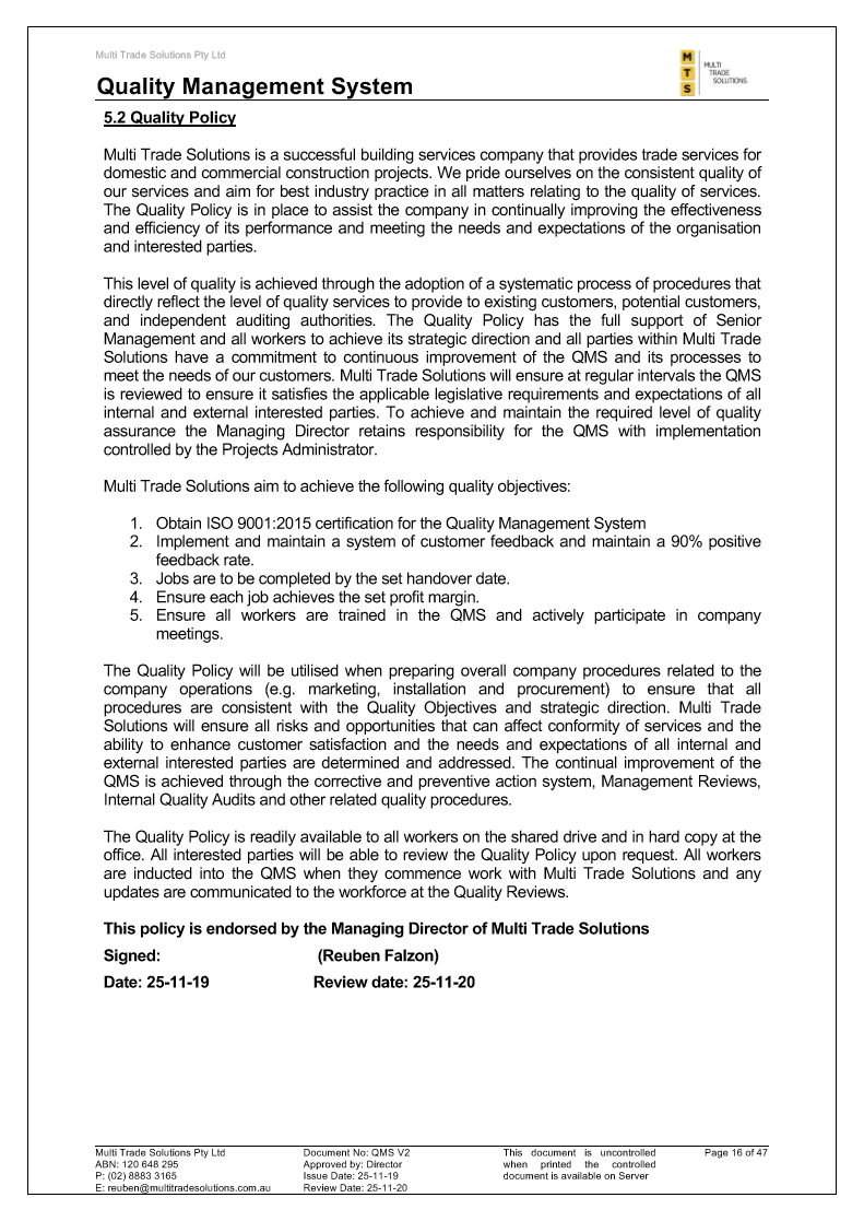 LAWNS & GROUNDS MAINTENANCE Multi TRADE Solutions